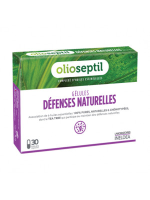OLIOSEPTIL DEFENSES NATURELLES - NATURAL DEFENSES - 30 capsules