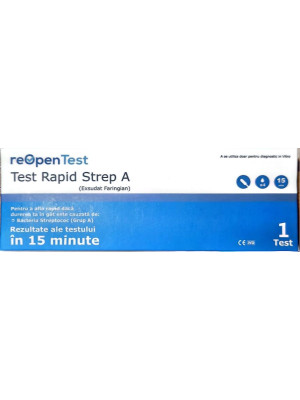 TEST RAPID STREPTO A*1 BUC REOPEN